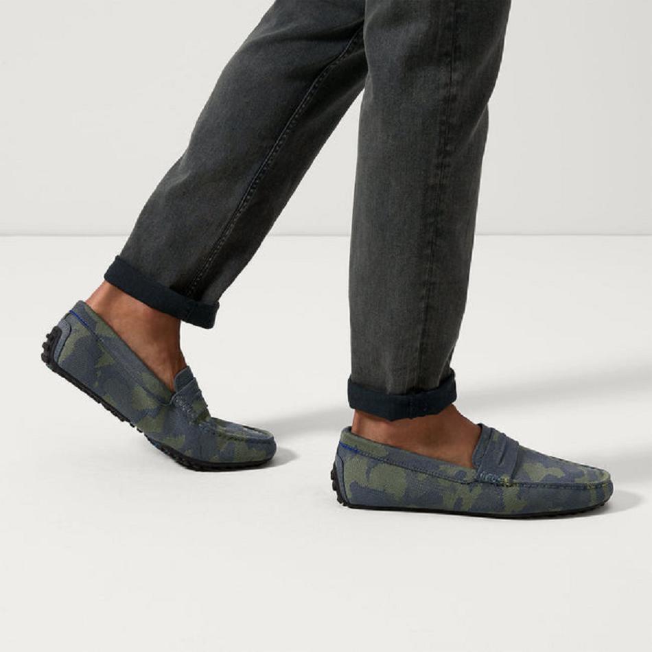 Rothy's The Driving Loafers Herren Camouflage | DEDYB36149