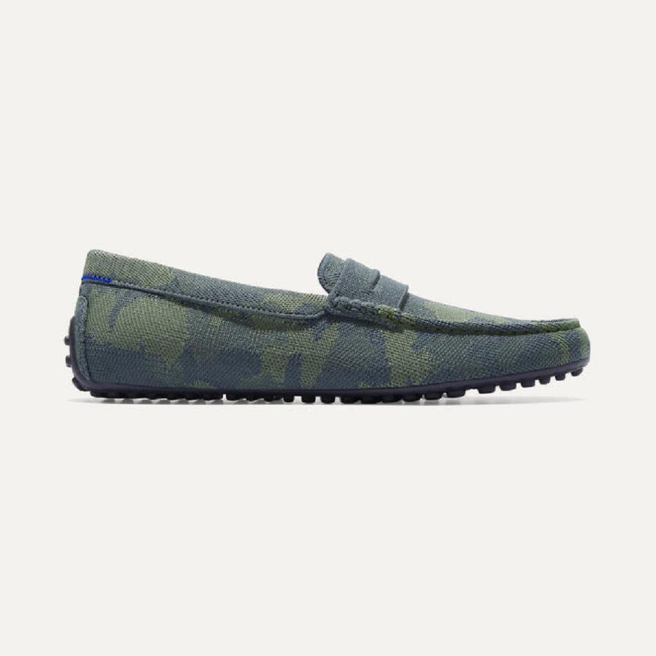 Rothy\'s The Driving Loafers Herren Camouflage | DEDYB36149