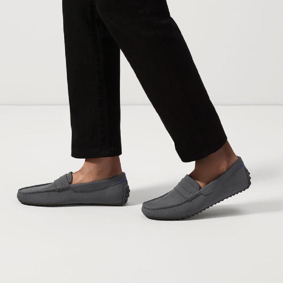 Rothy's The Driving Loafers Herren Tiefesgrau | ADEDF31578