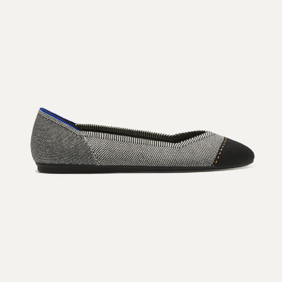 Rothy's The Flache Flache Schuhe Damen Grau | BDESO17730