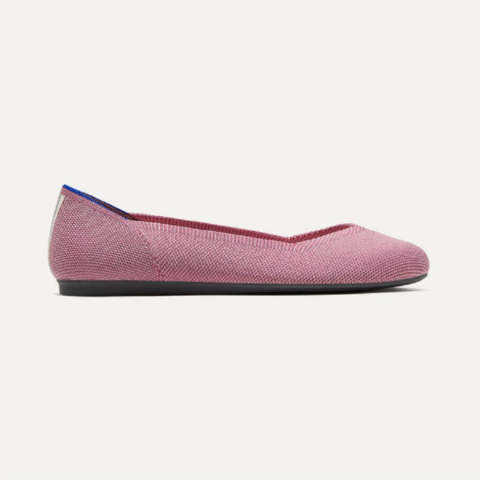 Rothy's The Flache Flache Schuhe Damen Rosa | DEZPD51939