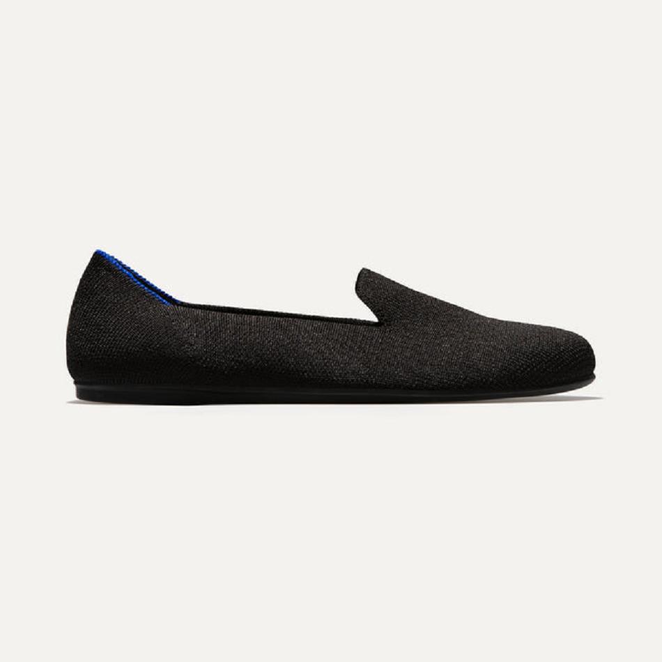 Rothy's The Loafer Flache Schuhe Damen Schwarz | LDETR88831