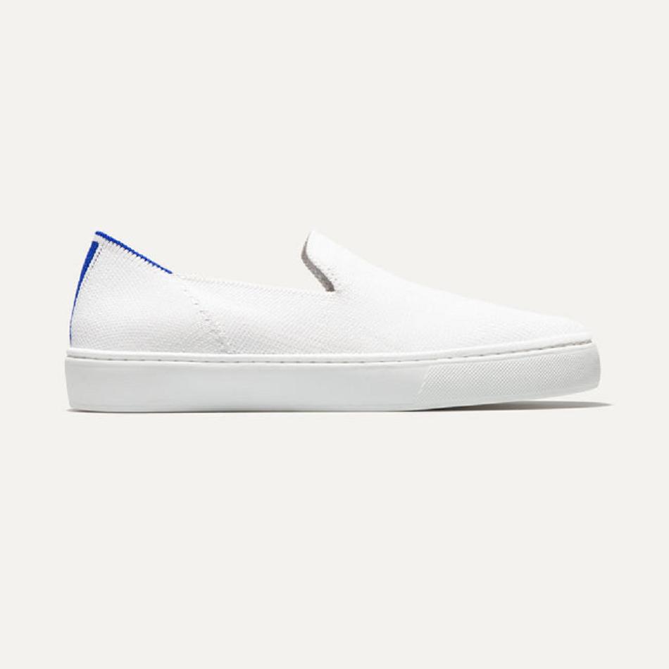 Rothy\'s The Original Slip On Sneakers Damen Weiß | MDEDE45962