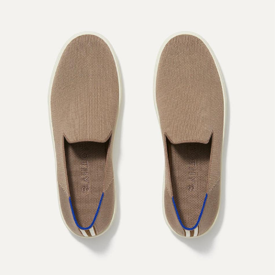 Rothy's The Original Slip On Sneakers Damen Beige | QDEWA29321