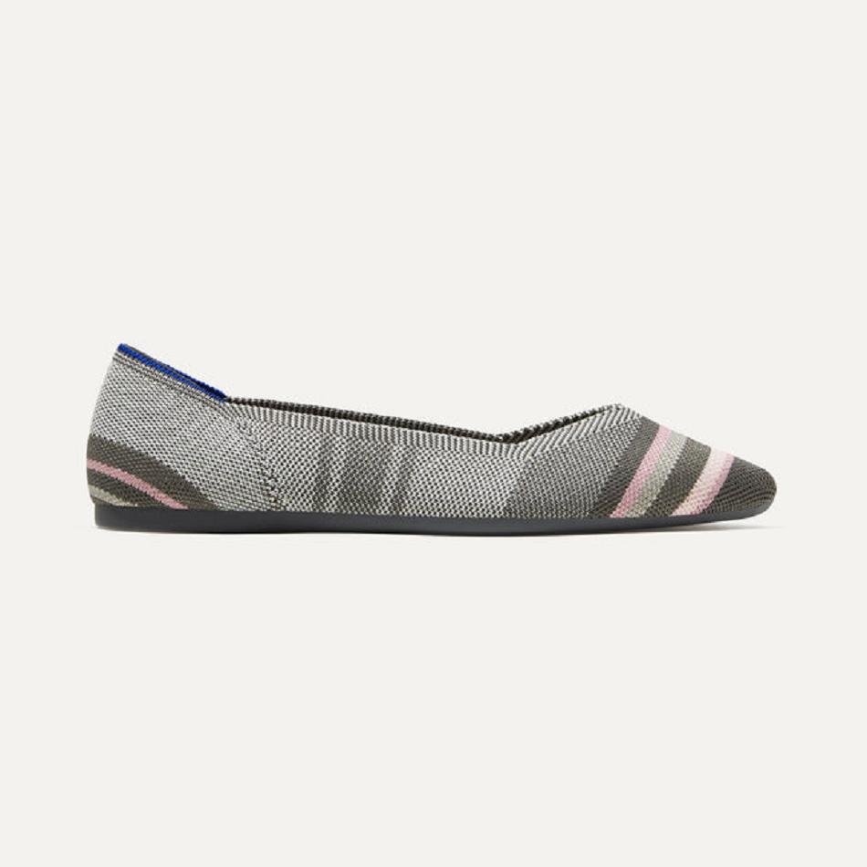 Rothy's The Point Flache Schuhe Damen Grau | ADEWC77480