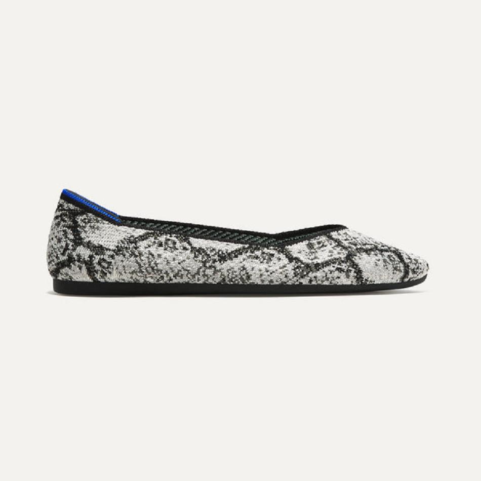 Rothy's The Point Flache Schuhe Damen Grau | DECIF57308