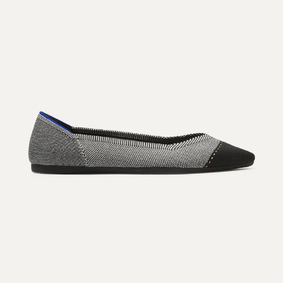 Rothy's The Point Flache Schuhe Damen Grau | DEXMI15346