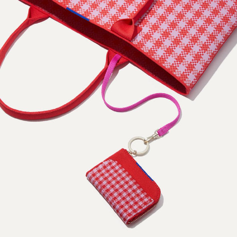 Rothy's The Wallet Keychain Geldbörse Damen Rot | DECIF59864