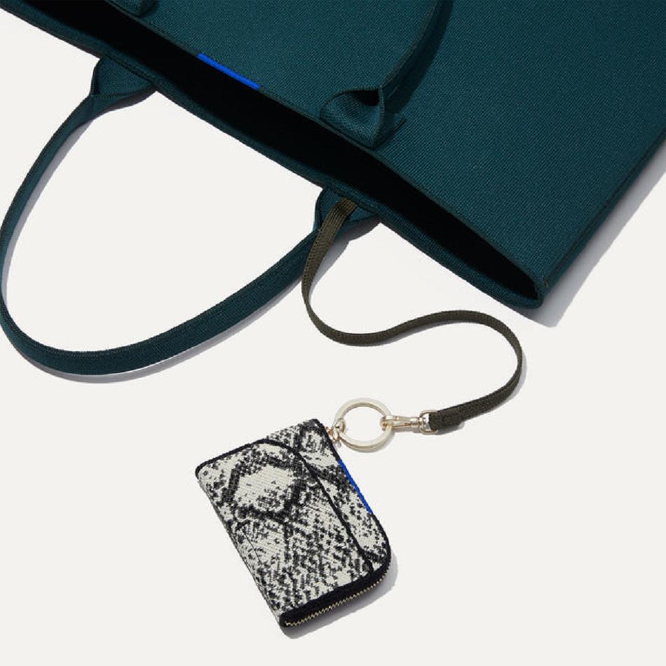 Rothy's The Wallet Keychain Geldbörse Damen Grau | PDEQX86708