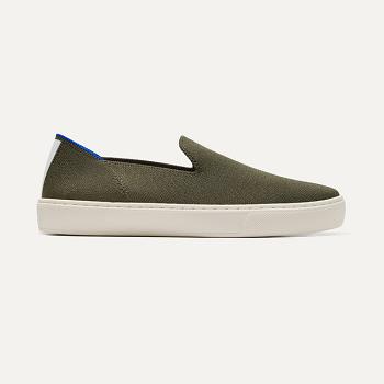 Rothy's The Original Slip On Sneakers Damen Grün | DEICD69344