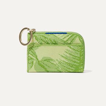 Rothy's The Wallet Keychain Geldbörse Damen Grün | DEJVR57407