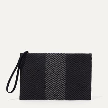 Rothy's The Wristlet Geldbörse Damen Grau Schwarz | DECVG69514